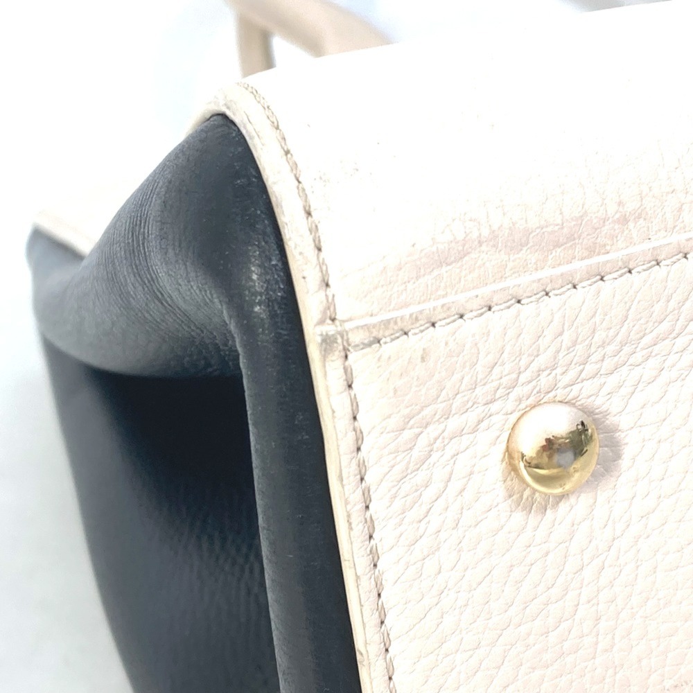 CHANEL CC Mark Bicolor 2WAY Shoulder Bag Beige - Picture 7 of 16
